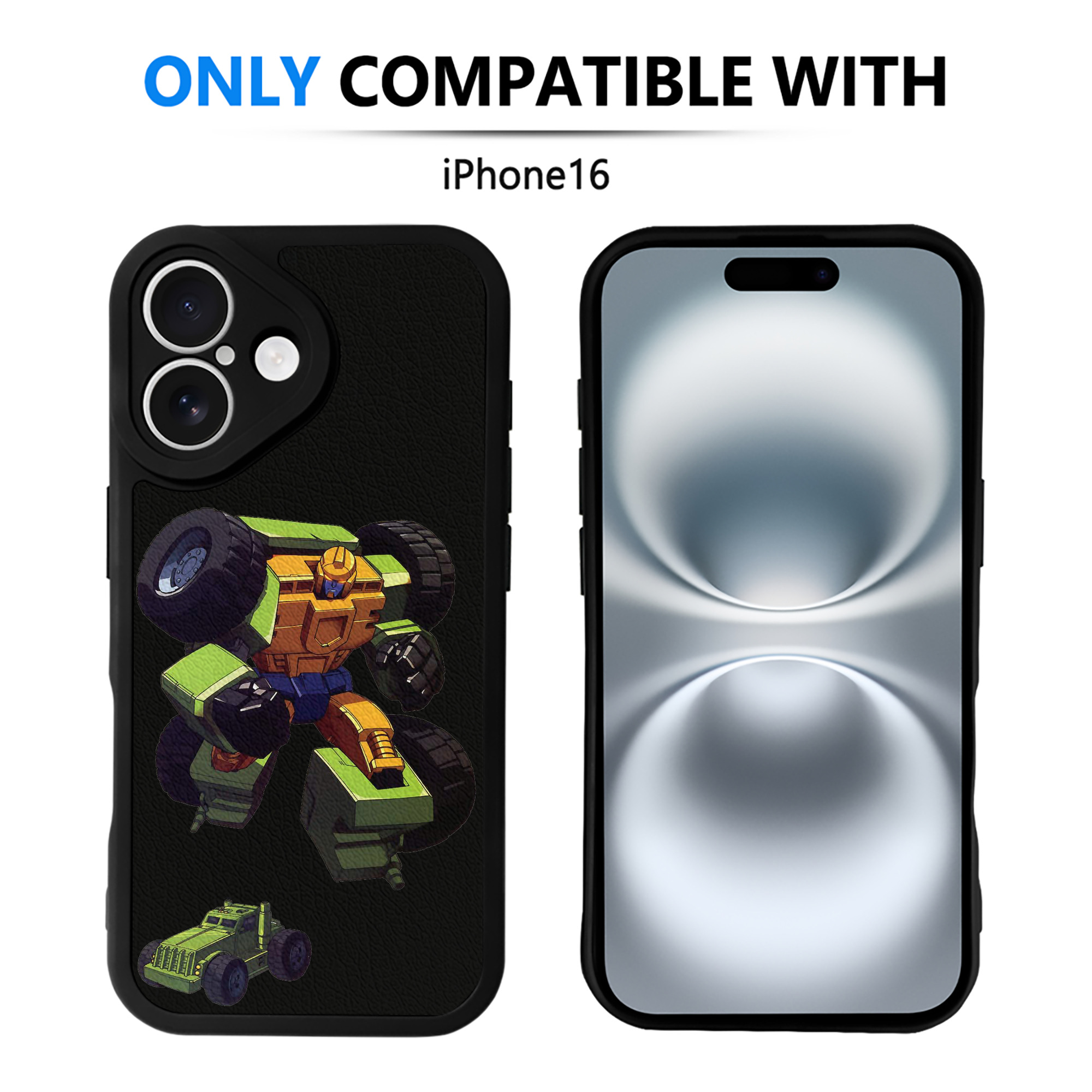 （画像用）  【iPhone 16シリーズ対応】シリコンスマホケース（レザー調） 材質：シリコン